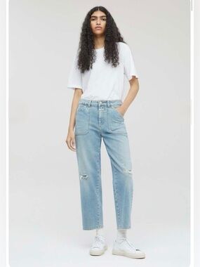 CLOSED Abe Organic Cotton Hand Made in Italy Jean in Mid Blue